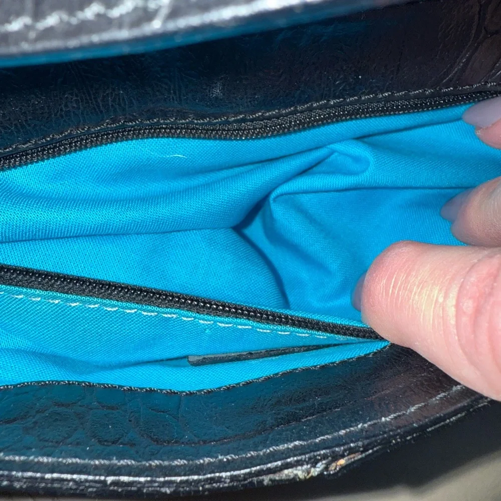 Versace Jeans Couture Faux Tiger Fur Shoulder Bag - Picture 10 of 16